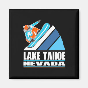 Íman Lago Tahoe Nevada - Vintage Snowboard