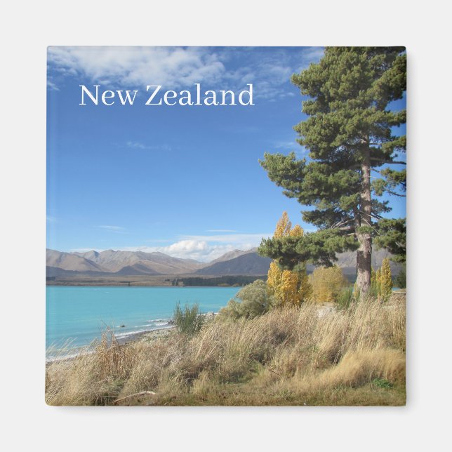 Íman Lago Tekapo Nova Zelândia Magnet (Frente)