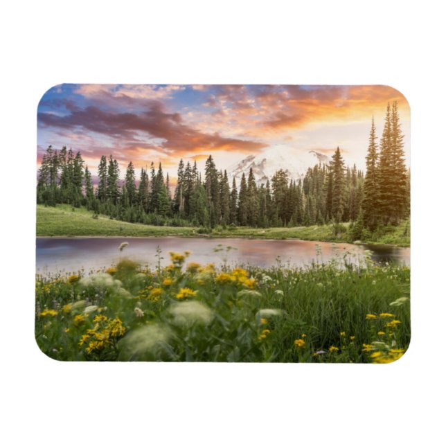 Íman Lago Tipsoo Mt.Rainier (Horizontal)