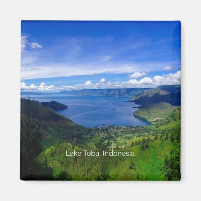 Íman Lago Toba, fotografia cênica da Indonésia (Frente)
