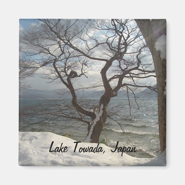 Íman Lago Towada Snow Magnet (Frente)