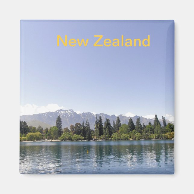 Íman Lago Wakatipu Queenstown Nova Zelândia (Frente)
