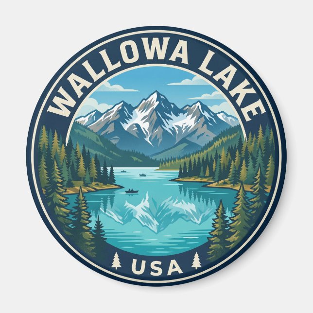 Íman Lago Wallowa EUA (Frente)