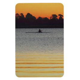 Íman Lago Wendouree Calmo Antes do Anoite