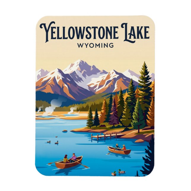 Íman Lago Yellowstone EUA (Vertical)