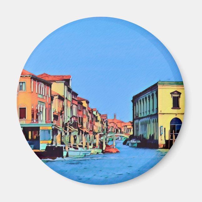 Íman Lagoa veneziana - MURANO - vista (Frente)