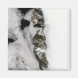 Íman Lagoas do Meltwater ao longo da costa oeste de