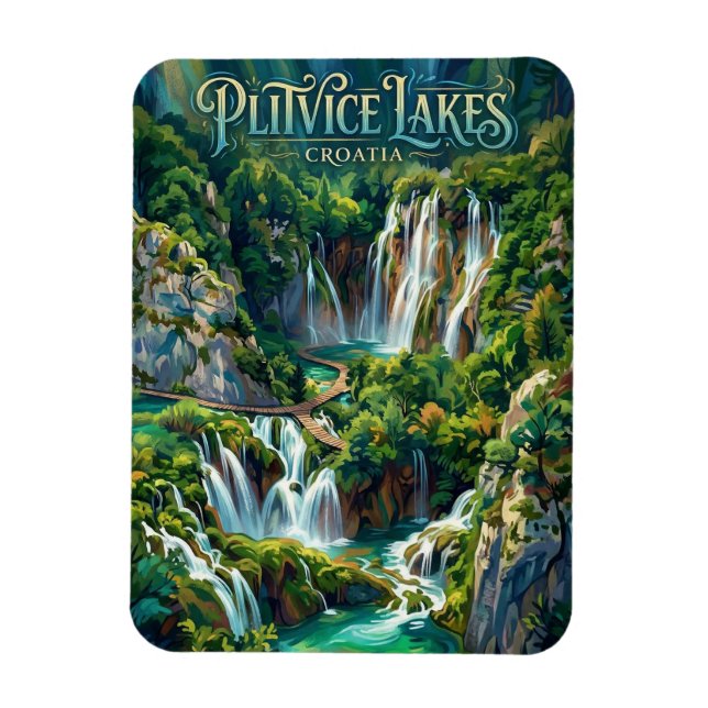 Íman Lagos de Plitvice Croácia (Vertical)