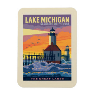 Íman Lagos excelente Lago Michigan