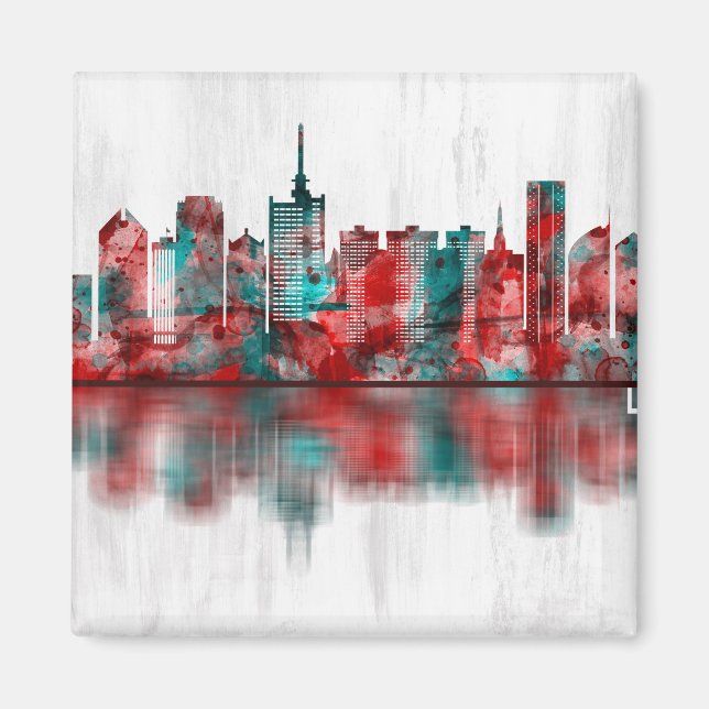 Íman Lagos Nigéria Skyline (Frente)