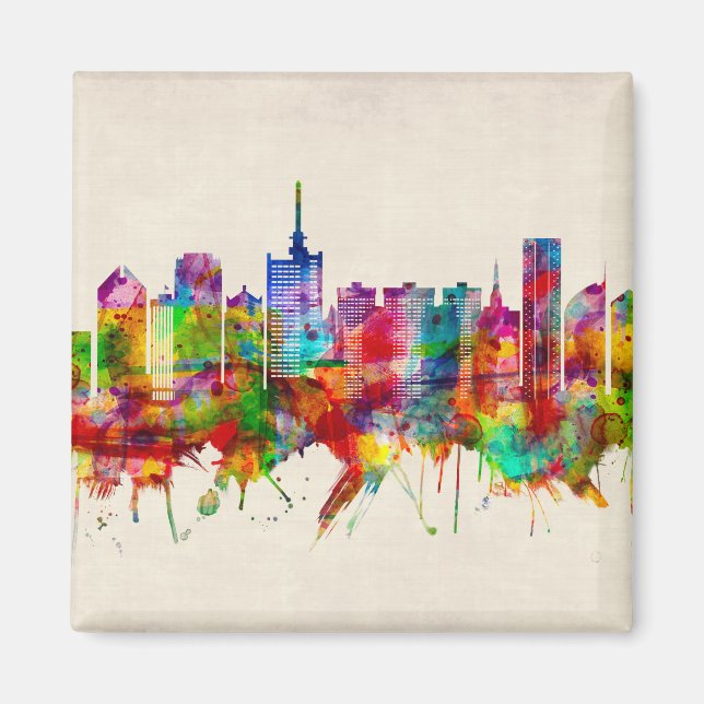 Íman Lagos Nigéria Skyline (Frente)