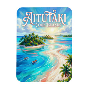 Íman Laguna de Aitutaki Ilhas Cook