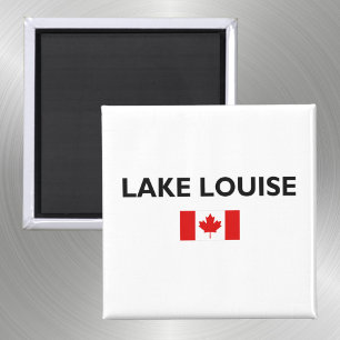 Íman Lake Louise Canada Flag Light-Color