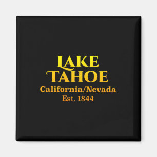 Íman Lake Tahoe Design Bolso Peito Logo Cervo 2 lados