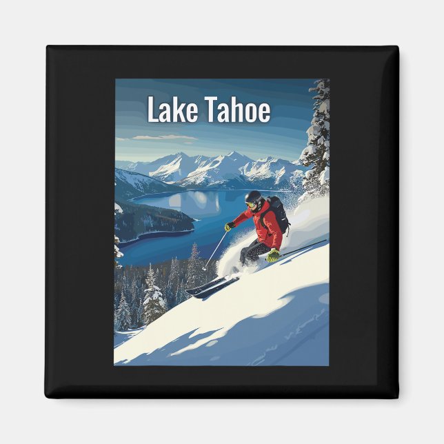 Íman Lake Tahoe Winter Skiing Adventure  (Frente)