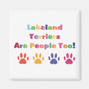 Íman Lakeland Terriers Também São Pessoas