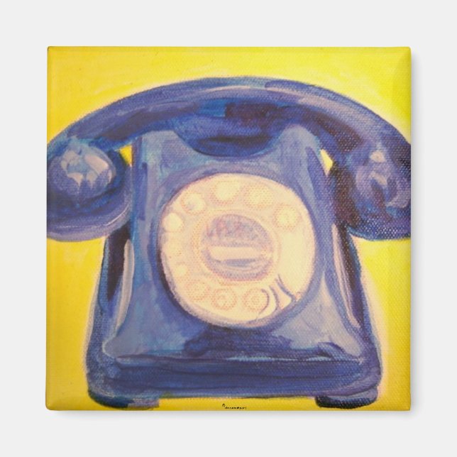Íman Lakeside 8 telefone Magnet (Frente)