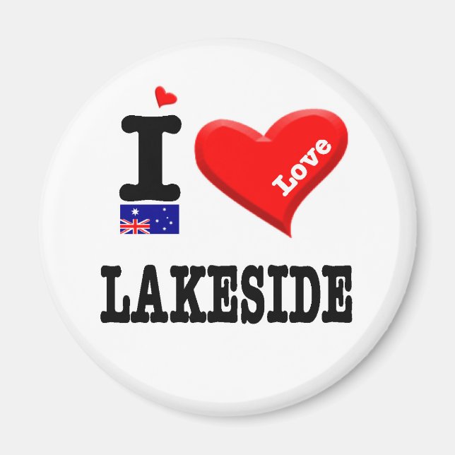 Íman LAKESIDE - Eu amo (Frente)