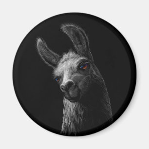 Íman Lama de recorte com traços em preto