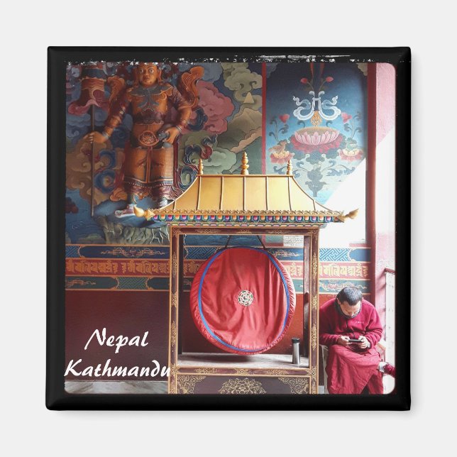 Íman Lama, Gong & Phone - Katmandu, Nepal (Frente)