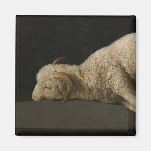 Íman Lamb de Deus (Agnus Dei) (Animais Sacrificados) (Frente)