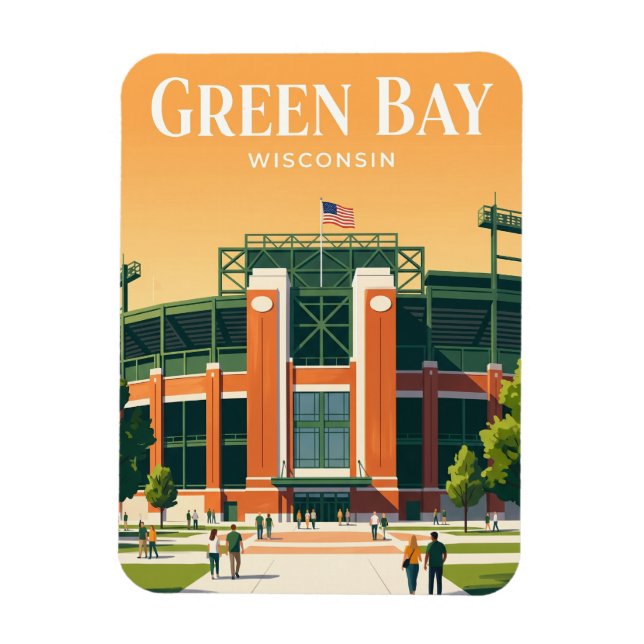 Íman Lambeau Field EUA (Vertical)