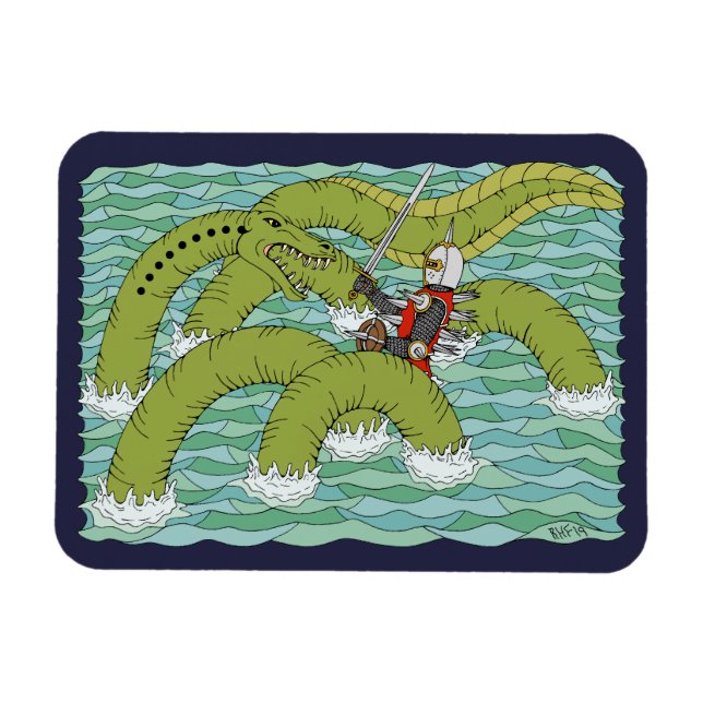 Íman Lambton Worm (Horizontal)