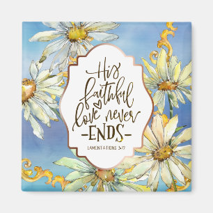 Íman Lamentações 3:22 Seu Amor Fiel Nunca Termina