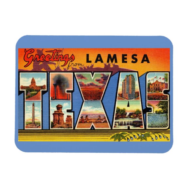 Íman Lamesa, Texas Magnet (Horizontal)
