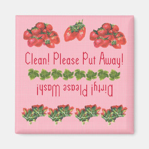 Íman Lâmina de louça de morango