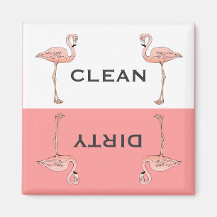 Íman Lâmina de louça rosa clássica Flamingo limpa
