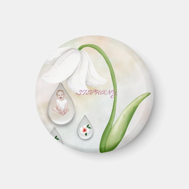 Íman Lâmpada branca (Frente)