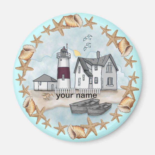 Íman Lâmpada de Connecticut (Frente)