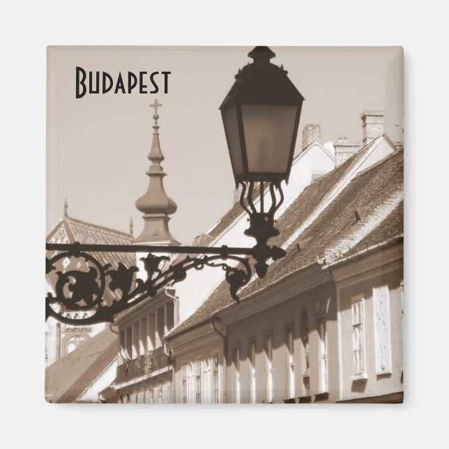 Íman Lâmpada de rua - ímã (Frente)