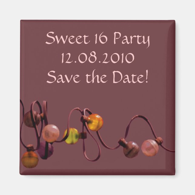 Íman Lâmpada Rosa (Frente)