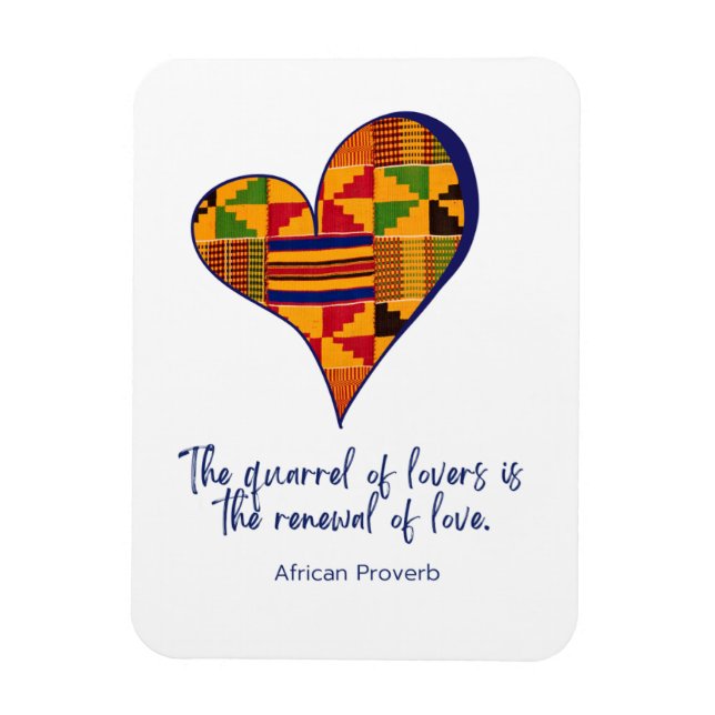 Íman Lâmpadas do Proverbo Africano (Vertical)