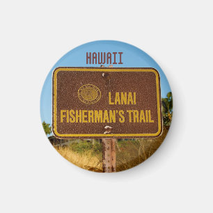 Íman Lanai Hawaii - Sinal de Trilha de Praia