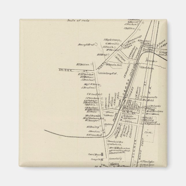 Íman Lancaster, cidade de Lancaster (Frente)