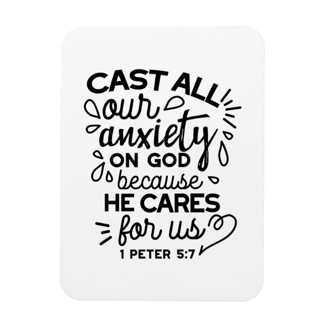 Íman Lance Toda Sua Ansiedade – 1 Pedro 5:7 Versículo B (Vertical)