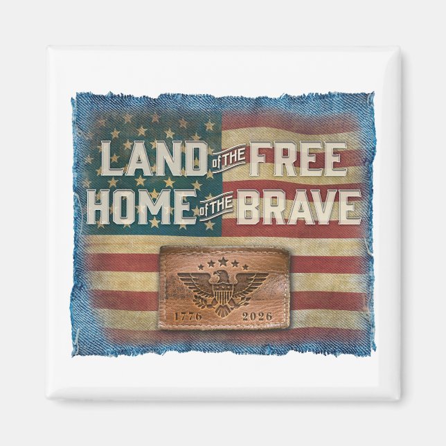 Íman Land of the Free - Magnet (Frente)