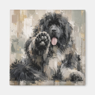 Íman Landseer Abstrato