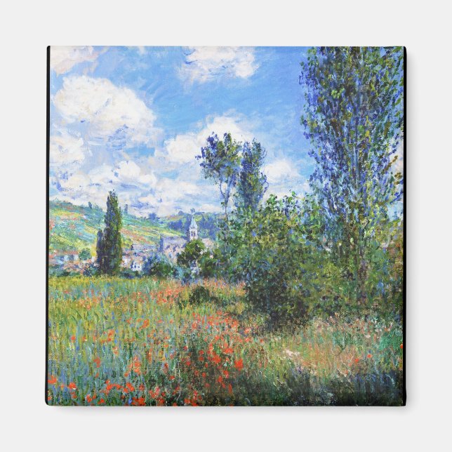 Íman Lane in Poppy Fields Santo-Martin Claude Monet (Frente)