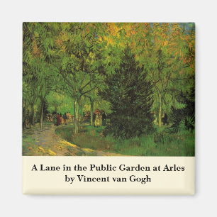 Íman Lane in Public Garden, Arles, por Vincent van Gogh