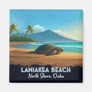 Íman Laniakea Beach Haleiwa Oahu Hawaii Turtle