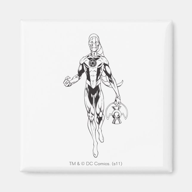 Íman Lanterna Azul 6 (Frente)