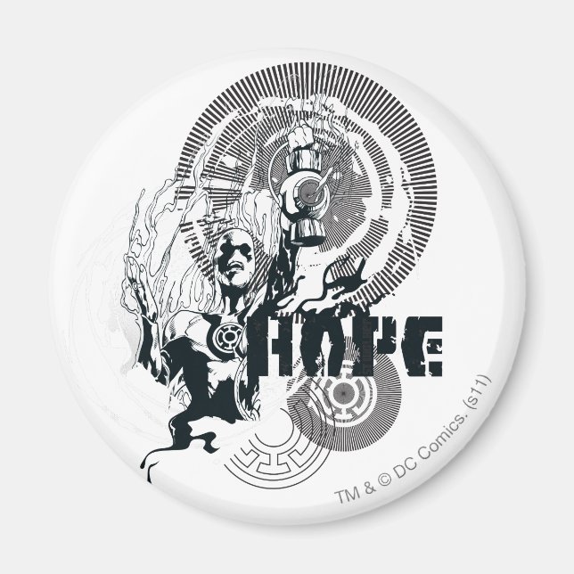 Íman Lanterna Azul Gráfico 4 (Frente)