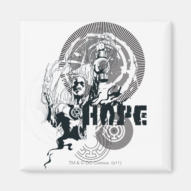 Íman Lanterna Azul Gráfico 4 (Frente)