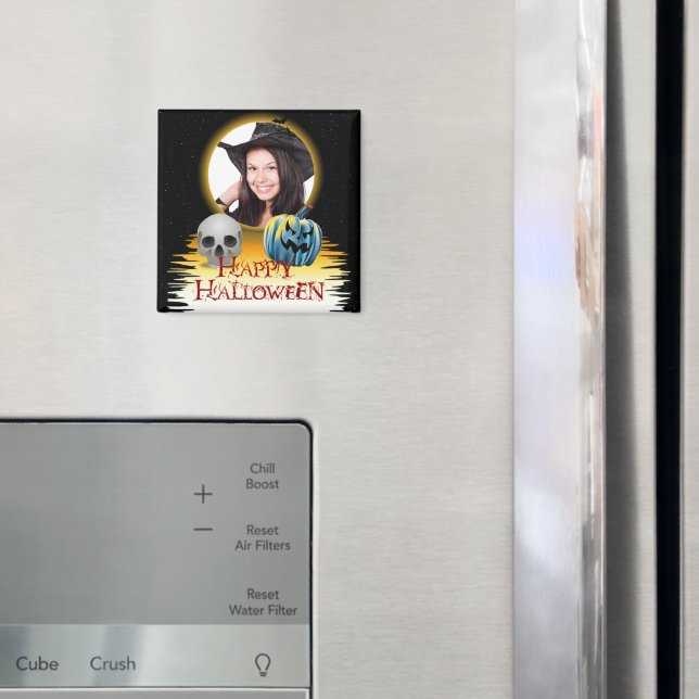 Íman Lanterna do o do crânio e do Jack do quadro da (In Situ (Fridge))