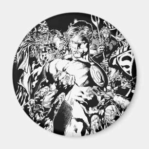 Íman Lanterna Verde Cercada