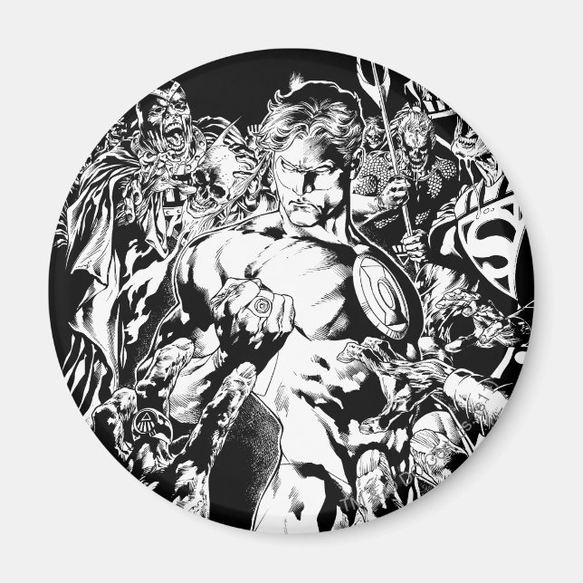 Íman Lanterna Verde Cercada (Frente)